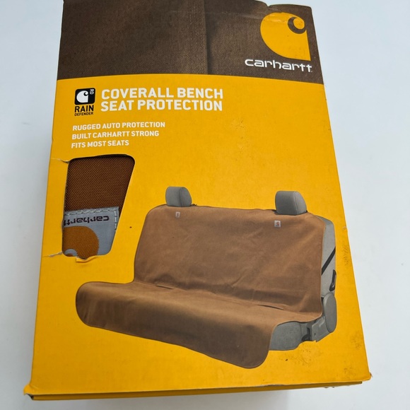 Carhartt Other - CARHARTT COVERALL BENCH SEAT PROTECTION RUGGED UNIVERSAL FIT BROWN or Black